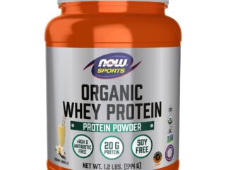 Organic whey protein powder