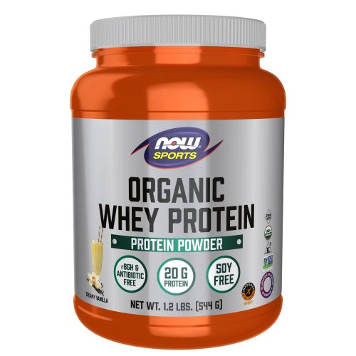 Organic whey protein powder